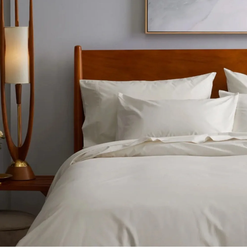 NWOT Quince Classic Organic Percale Duvet Cover Queen (White)